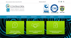 Desktop Screenshot of contraloriadecordoba.gov.co