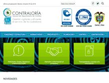Tablet Screenshot of contraloriadecordoba.gov.co